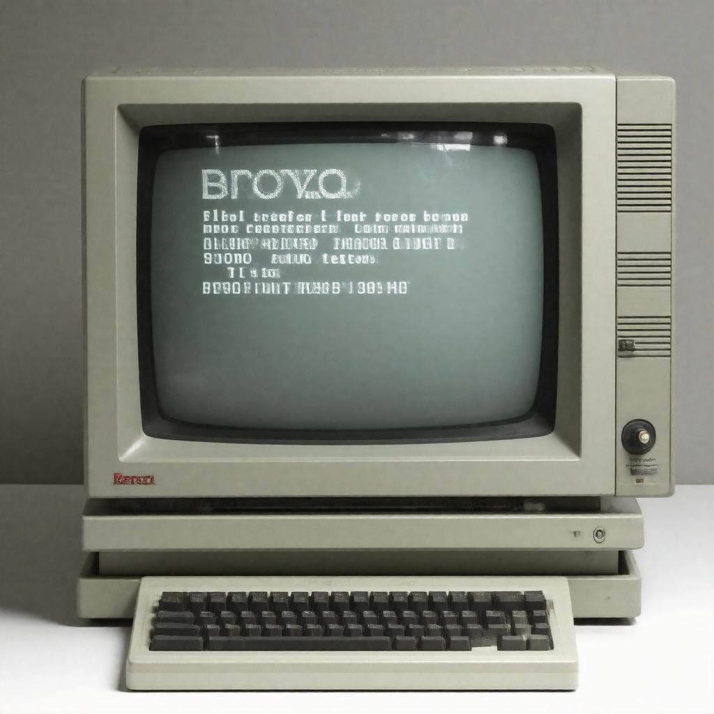 Click to view larger image AI-created image of Bravo (word processor)