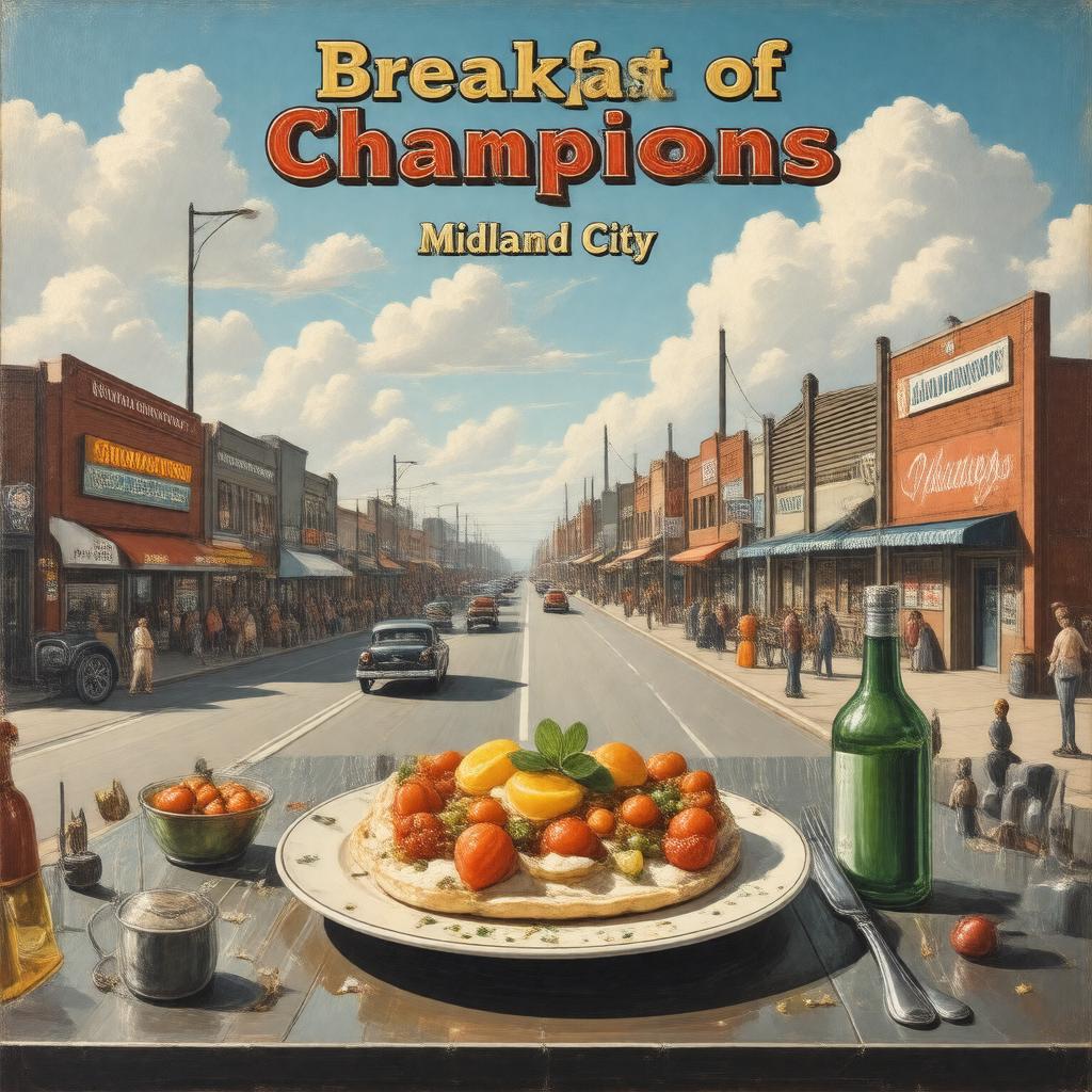 AI-created image of Breakfast of Champions
