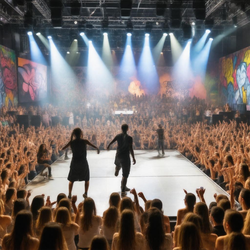 AI-created image of Breakin' Convention hip hop festival