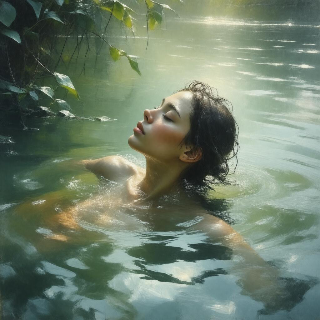 AI-created image of Breathing the Water