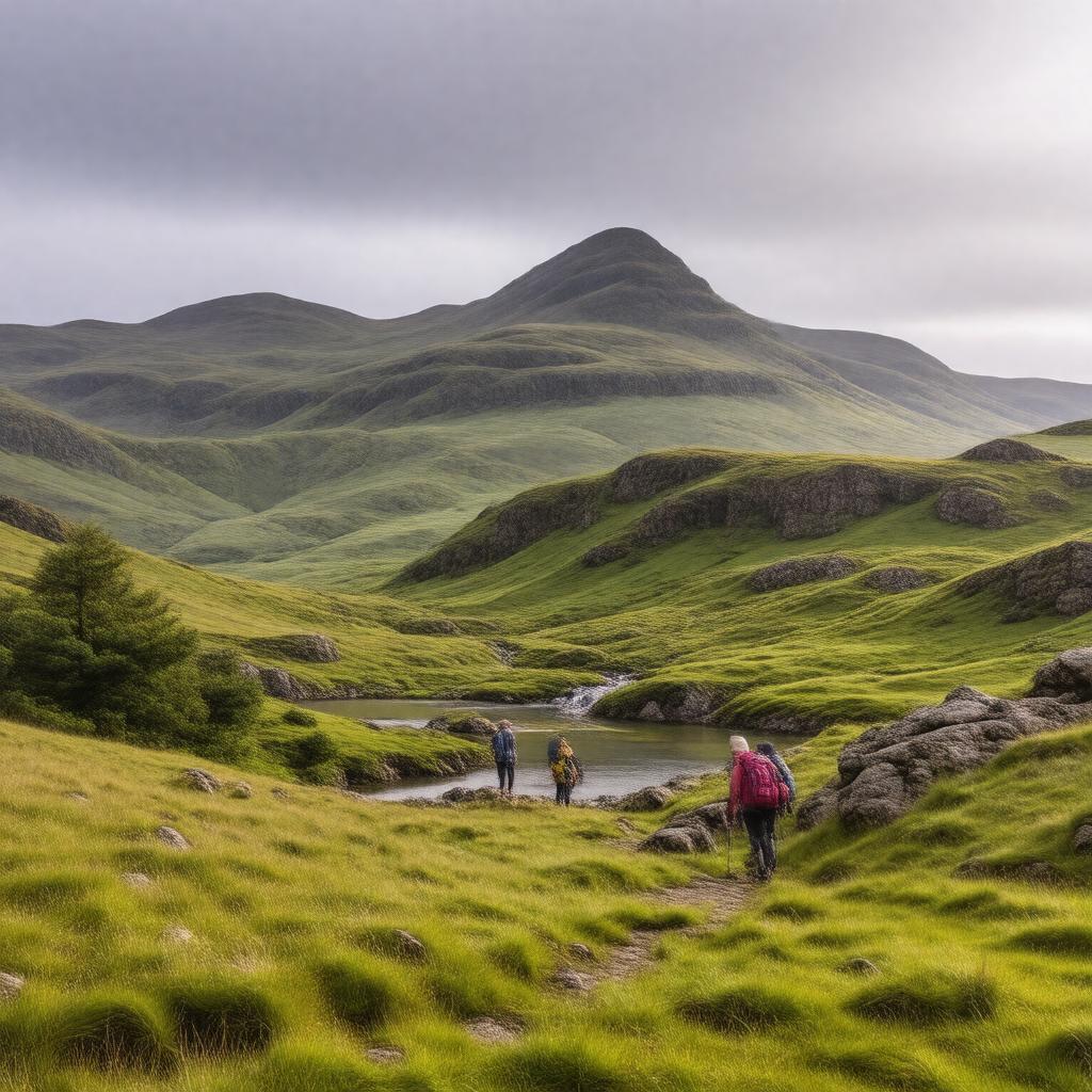 AI-created image of Brecon Beacons