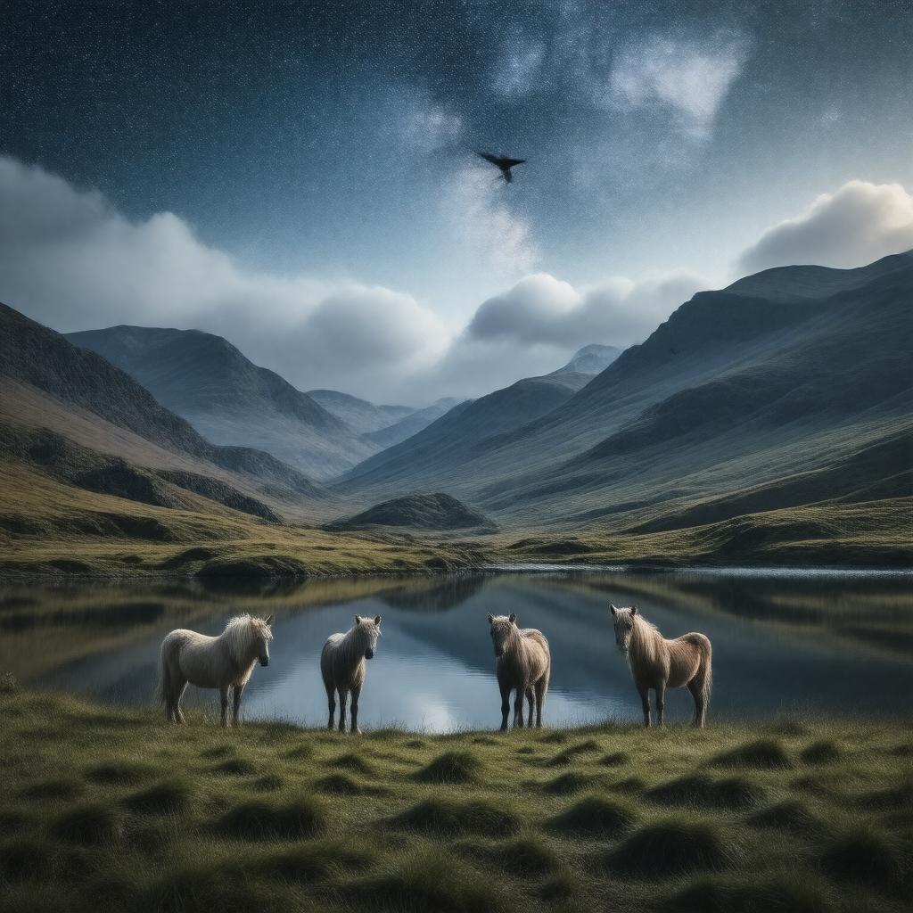 AI-created image of Brecon Beacons National Park