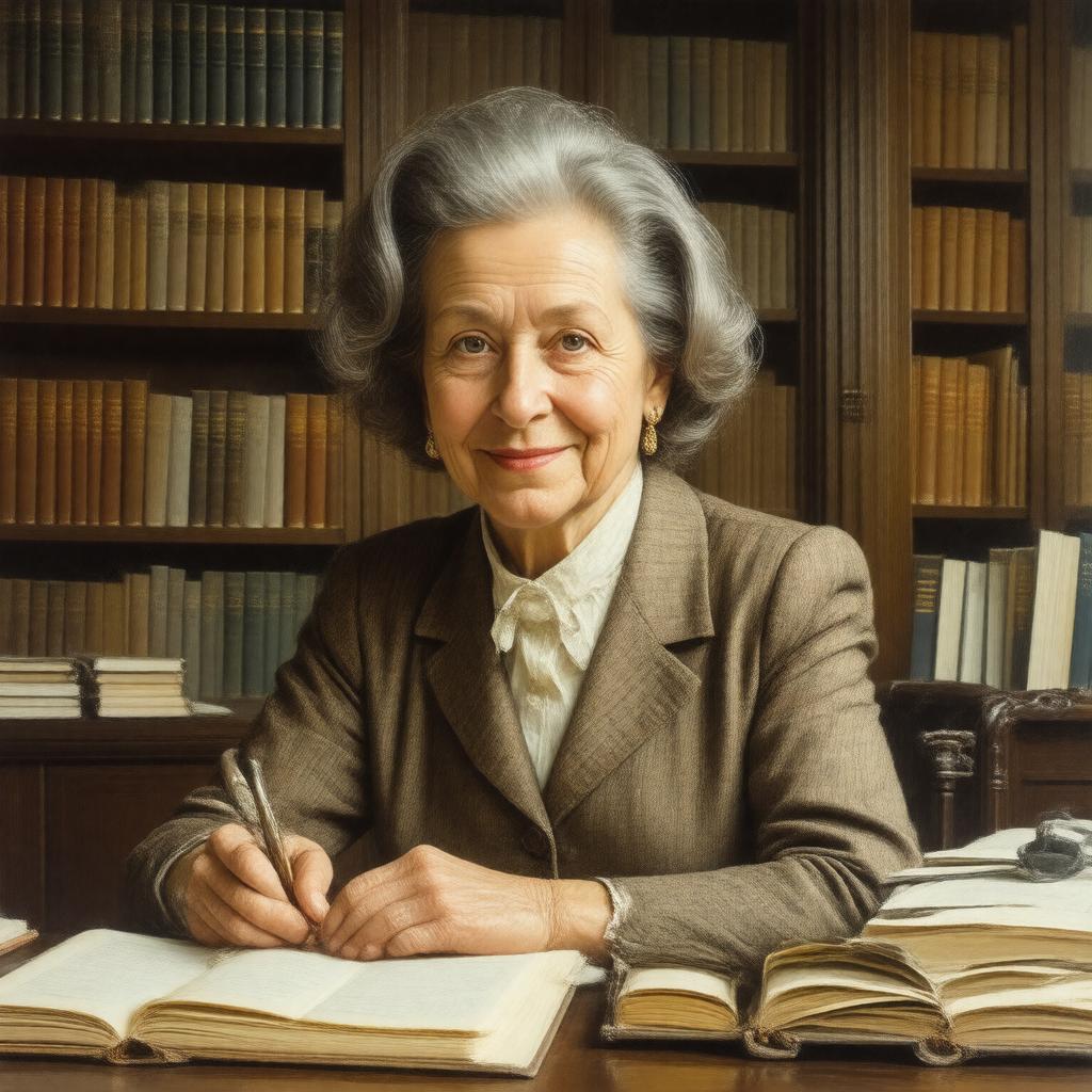 AI-created image of Brenda Milner