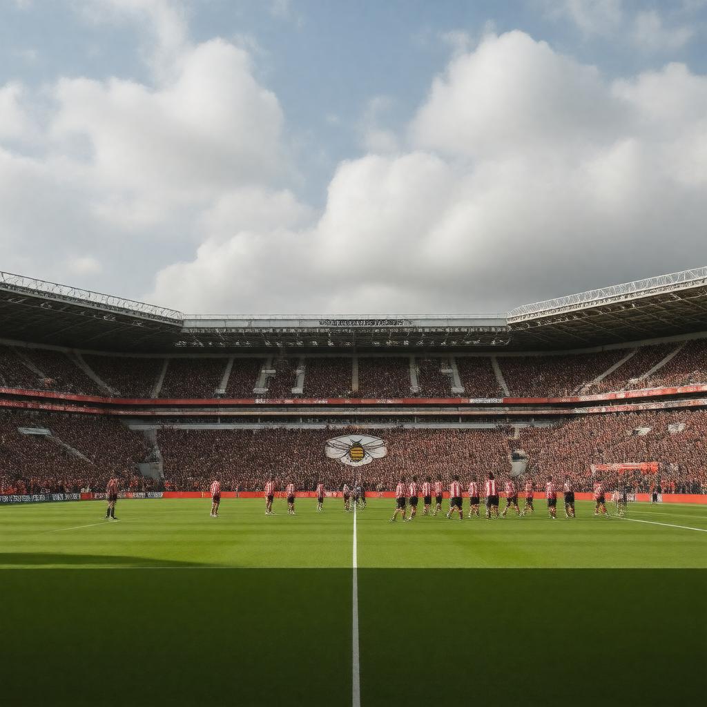 AI-created image of Brentford FC