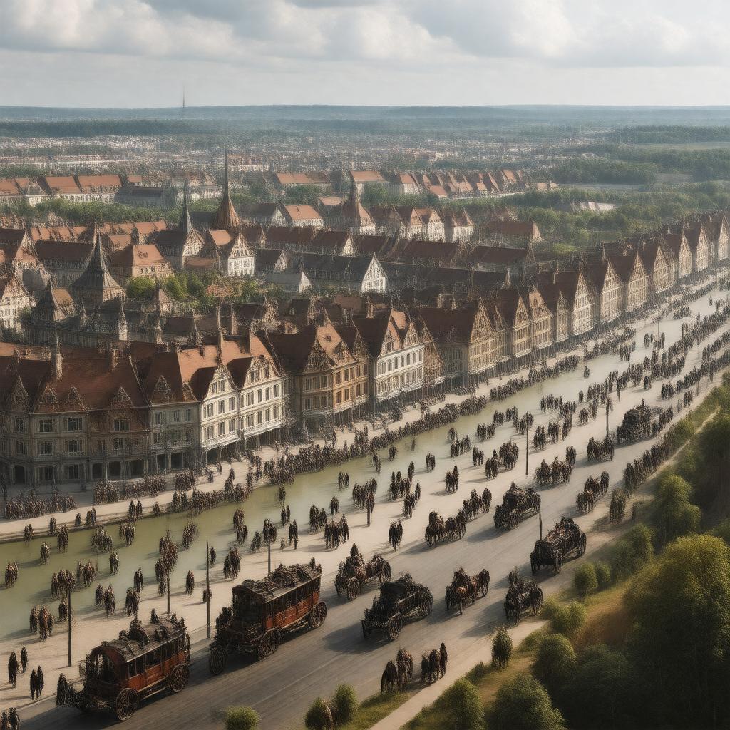 AI-created image of Breslau, Kingdom of Prussia