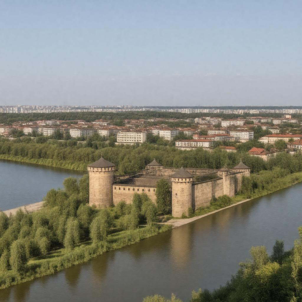 AI-created image of Brest-Litovsk