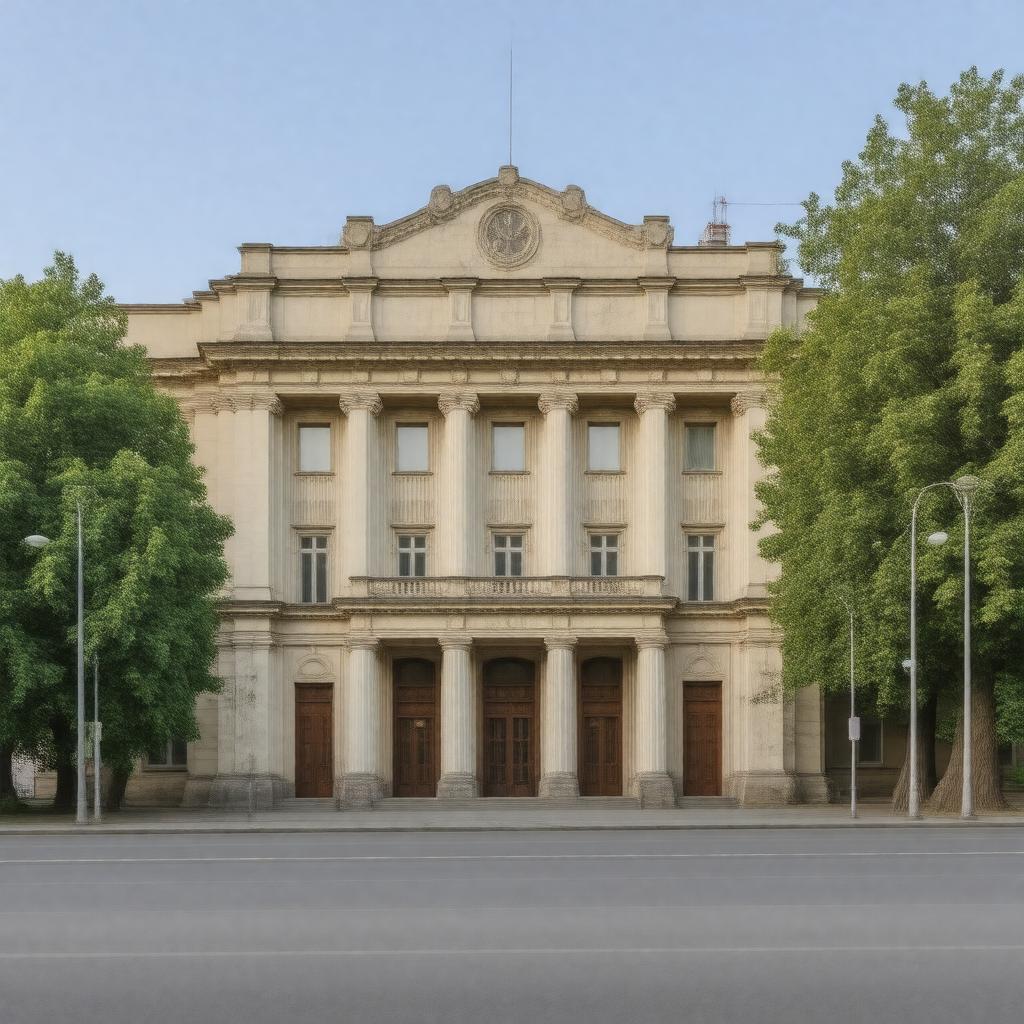 AI-created image of Brest Academic Drama Theatre