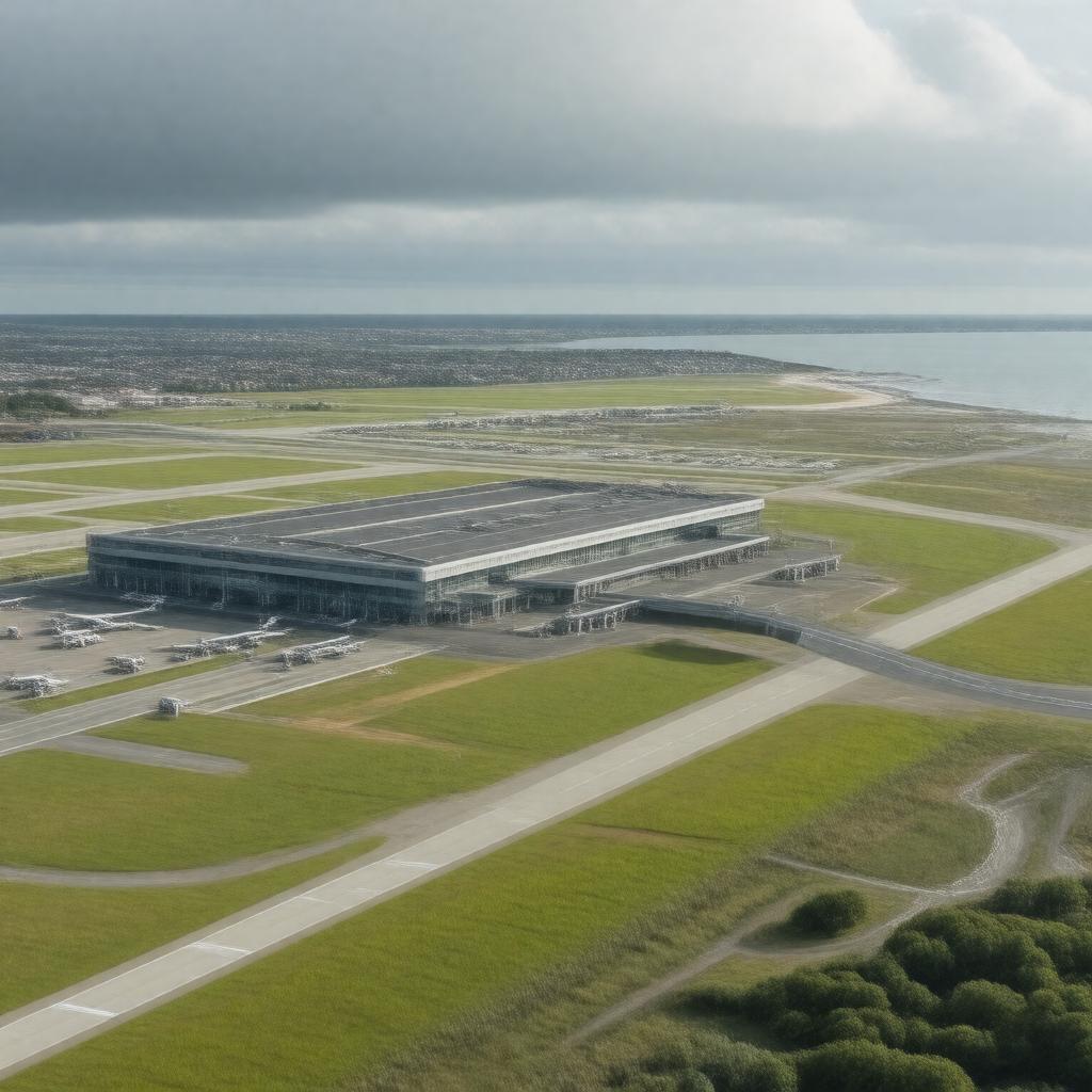 AI-created image of Brest Bretagne Airport