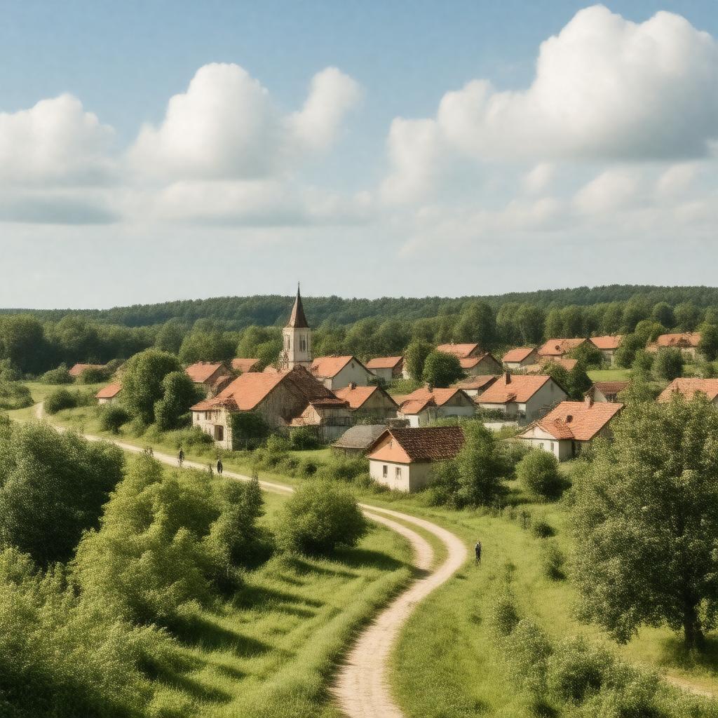 AI-created image of Brest, Bulgaria