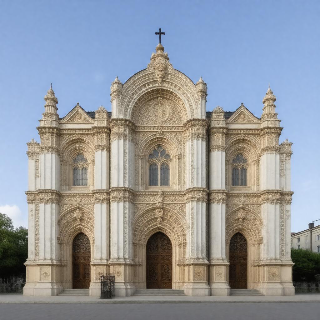 AI-created image of Brest Synagogue