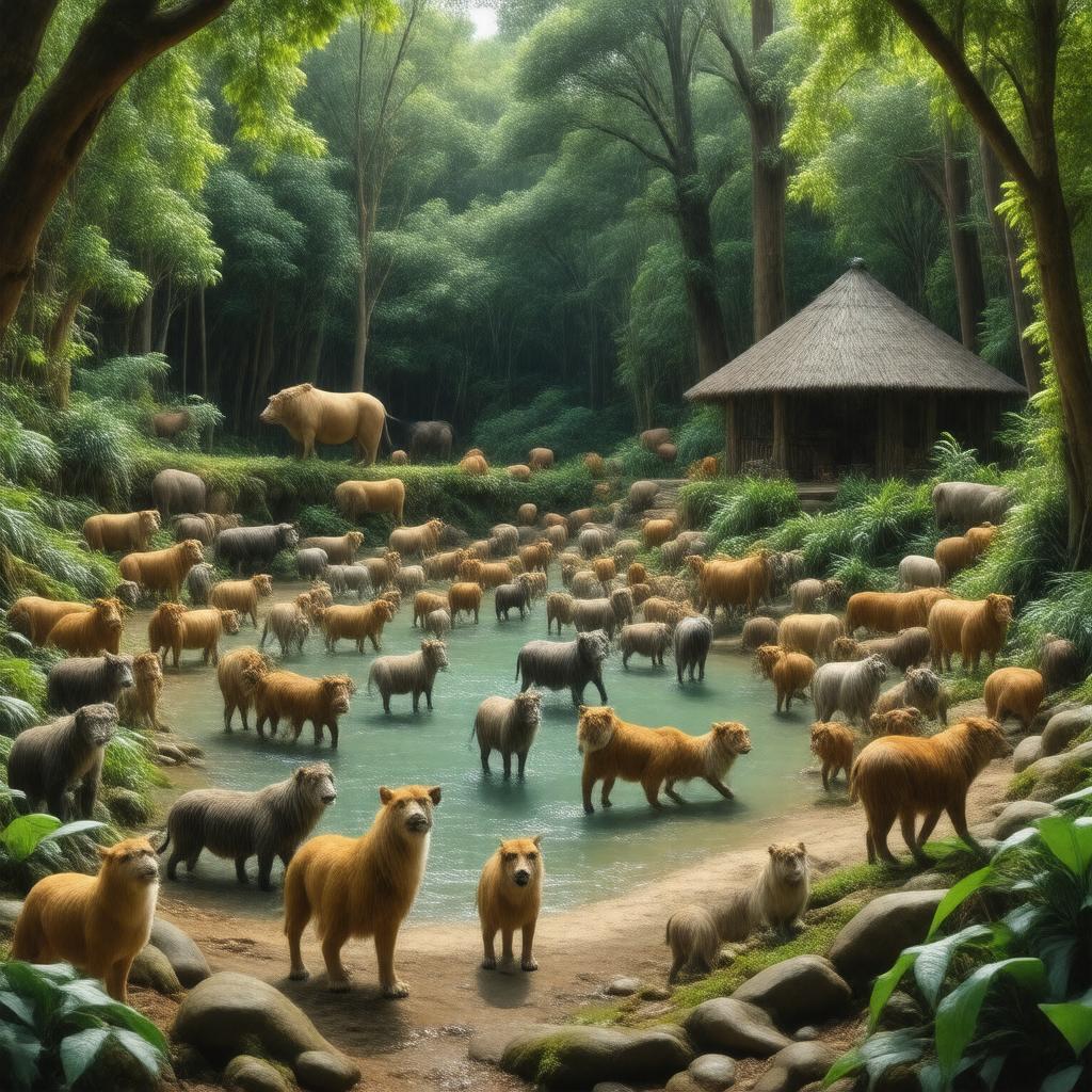 Click to view larger image AI-created image of Brest Zoo