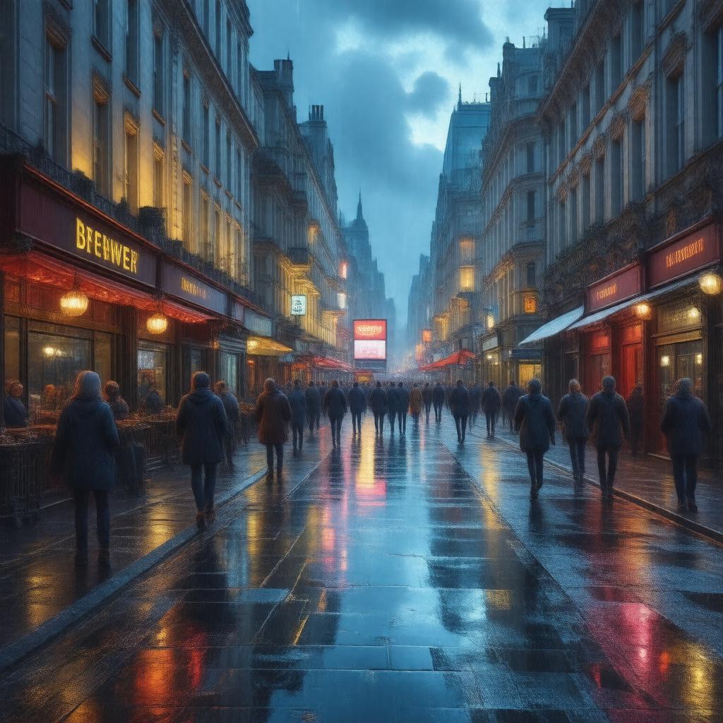 AI-created image of Brewer Street