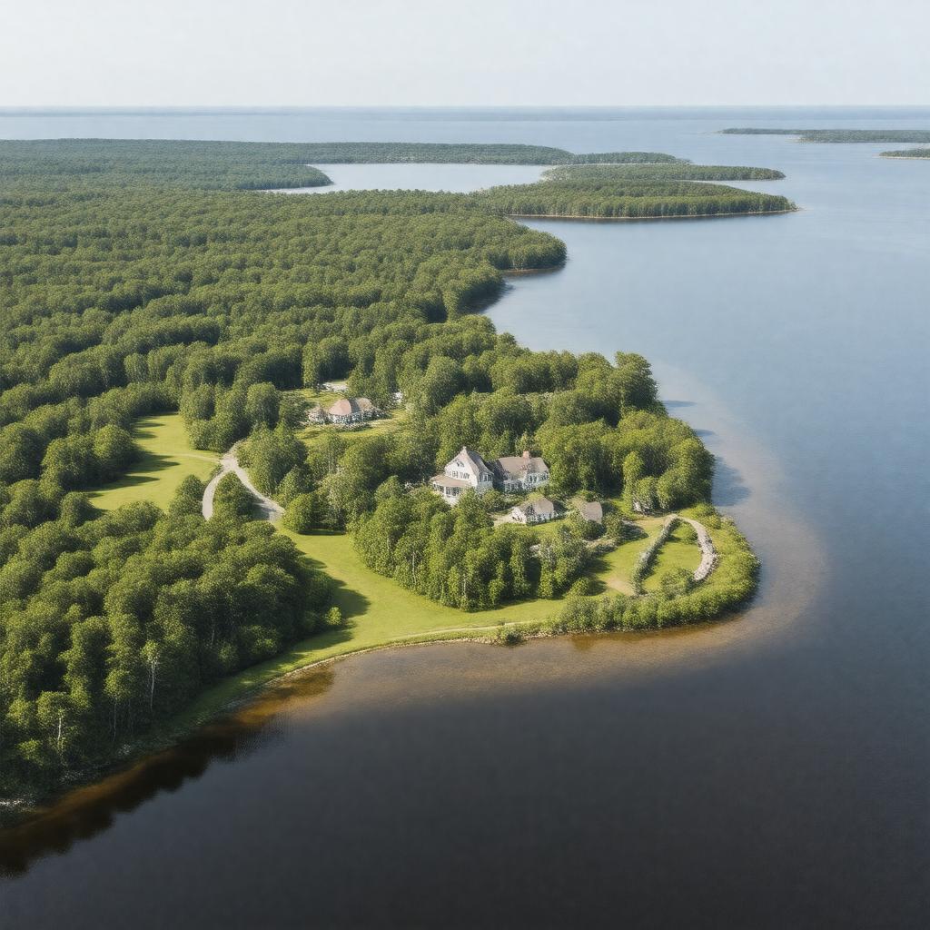 AI-created image of Brewster, Massachusetts