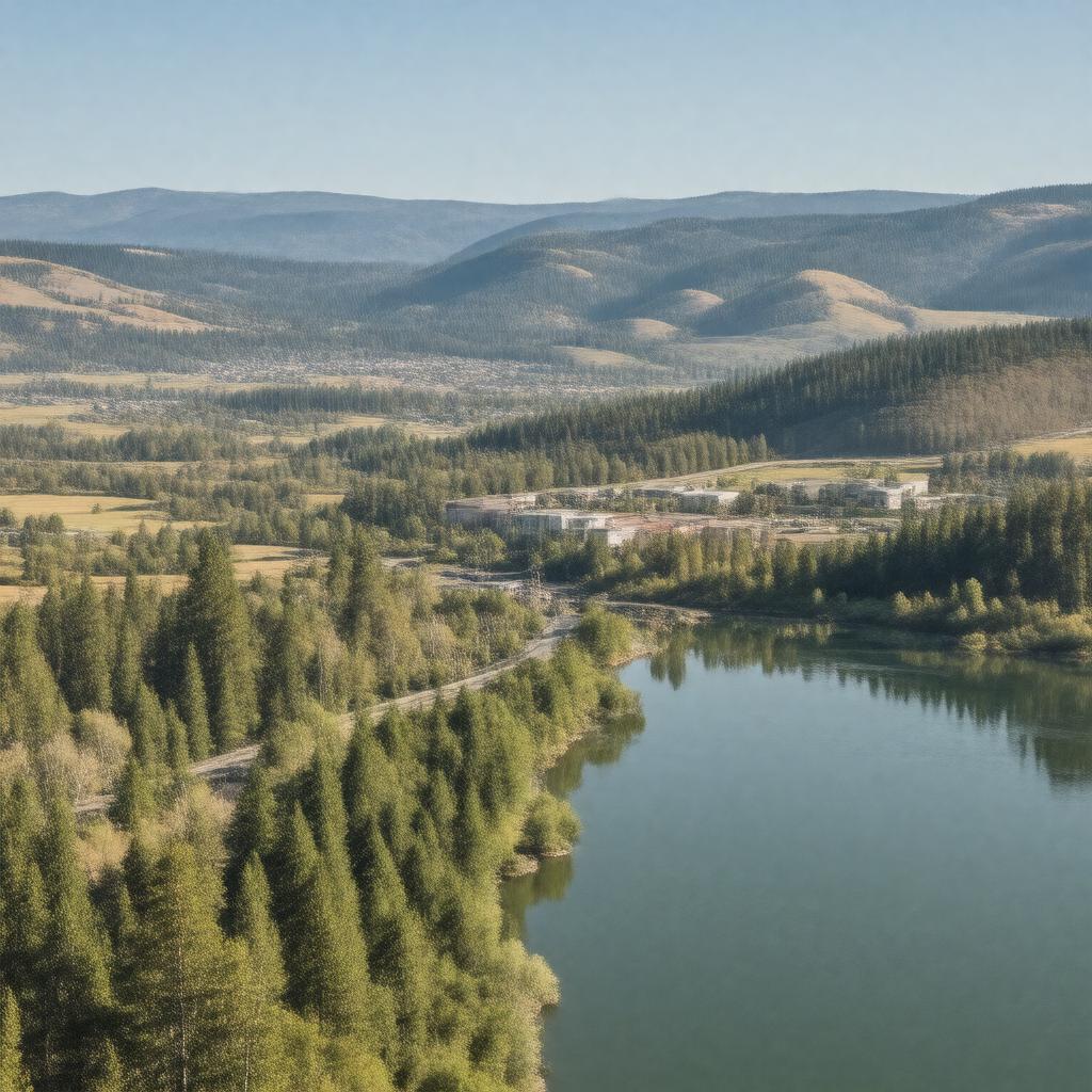 AI-created image of Brewster, Washington
