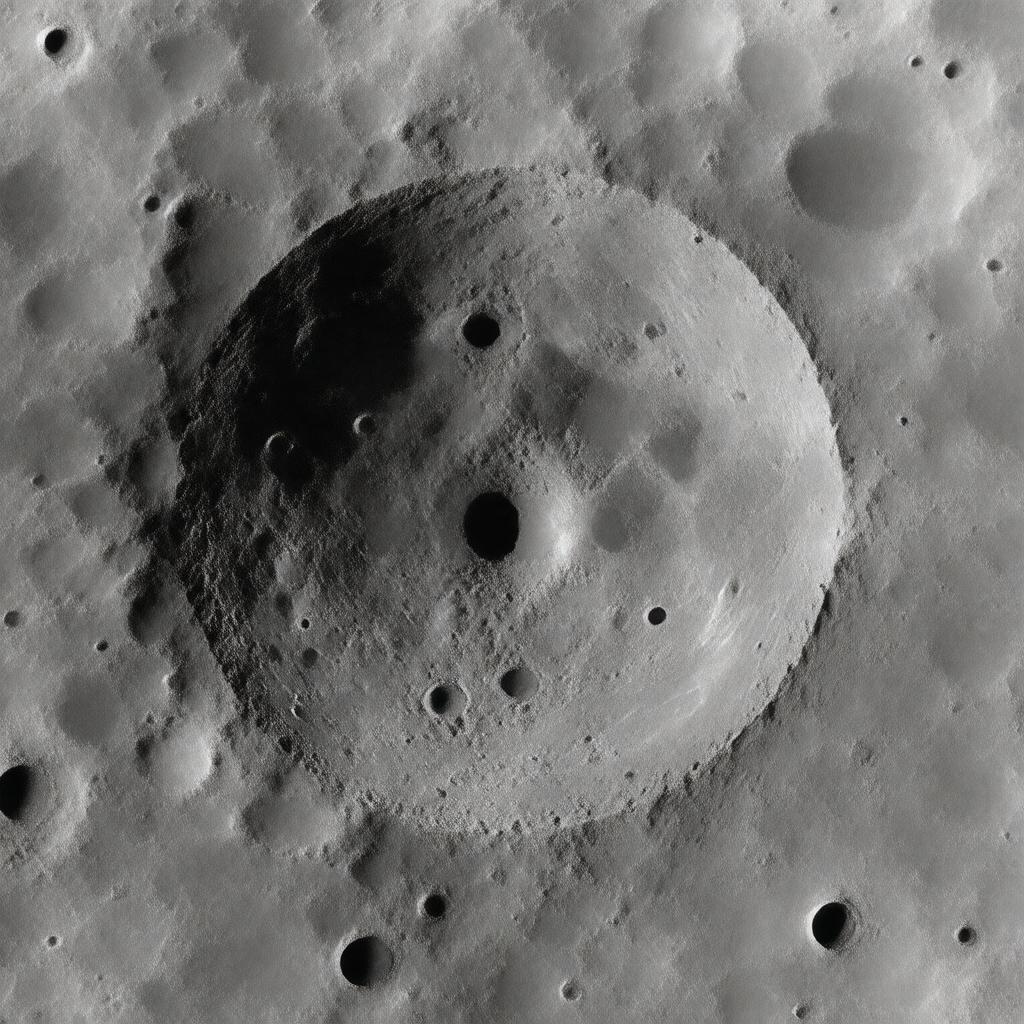 AI-created image of Brewster (crater)