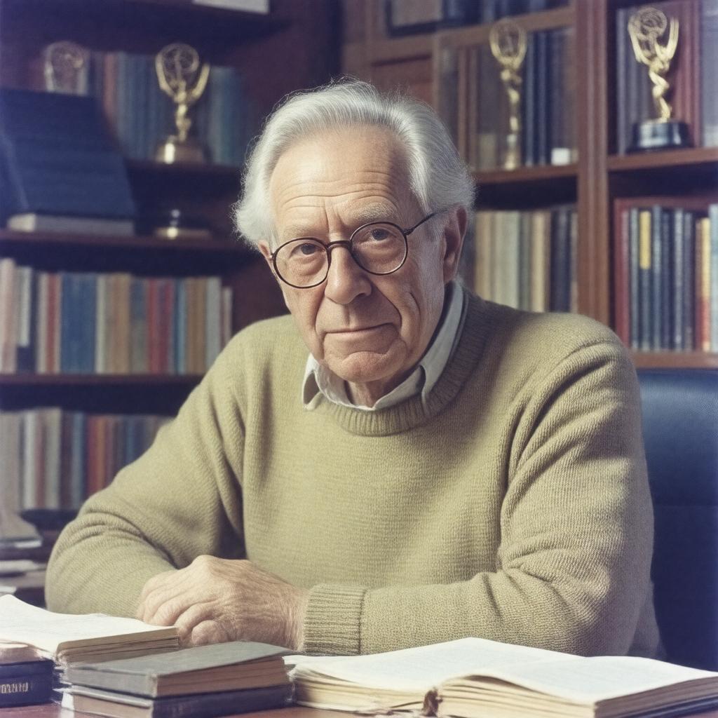 AI-created image of Brian Aldiss