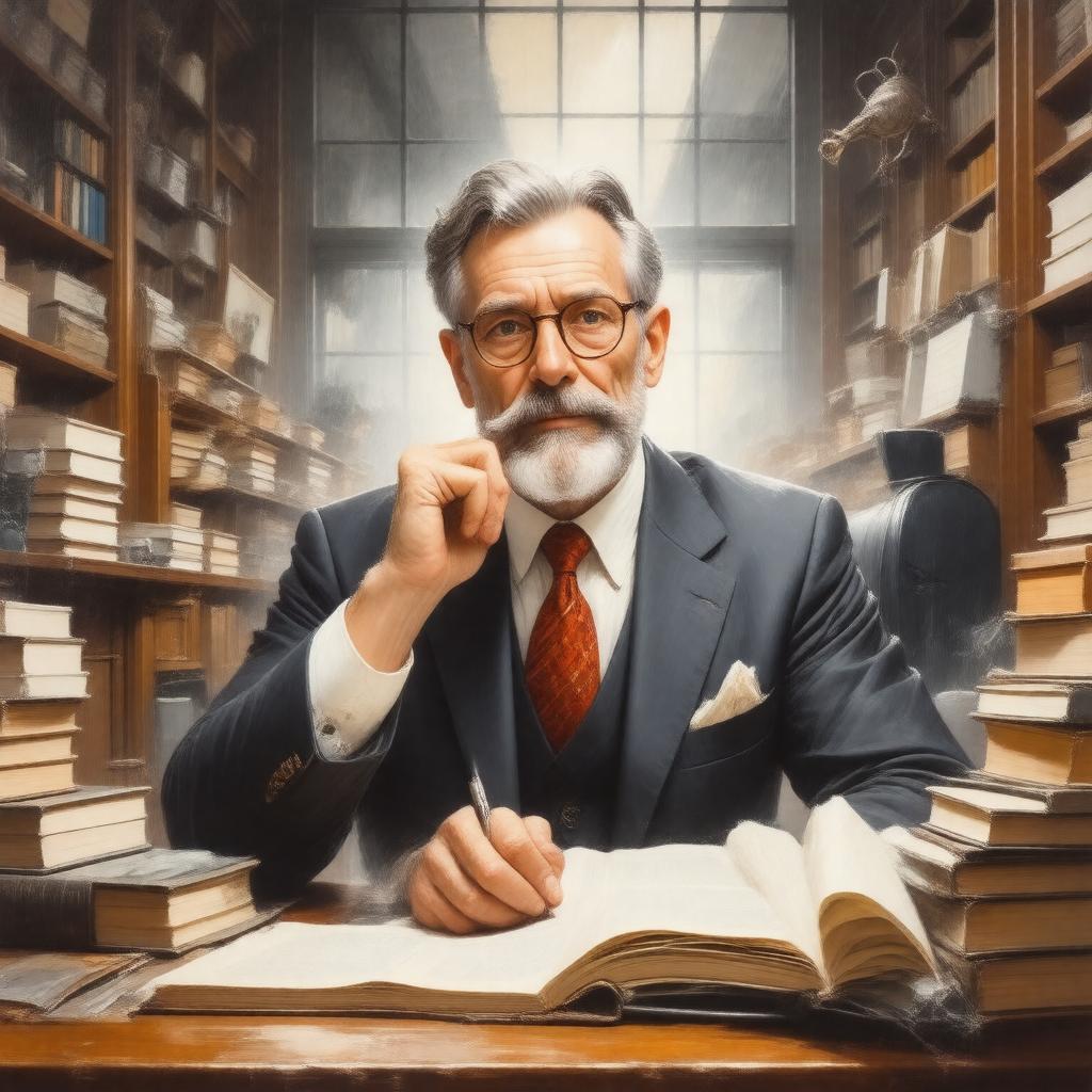 AI-created image of Brian Charlesworth