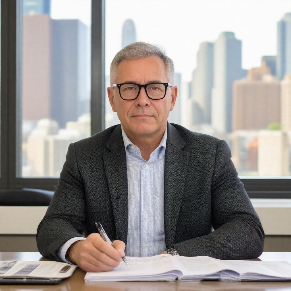 AI-created image of Brian McGrory