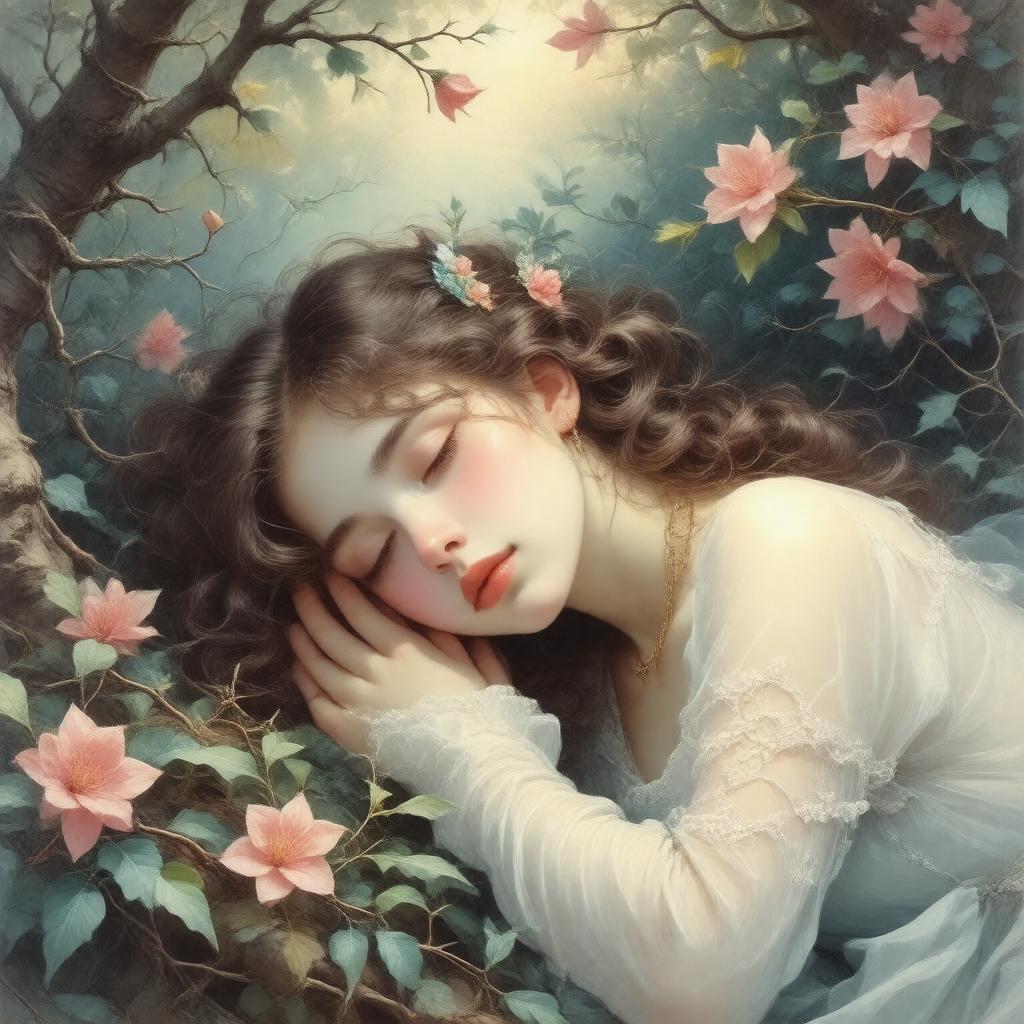 AI-created image of Briar Rose