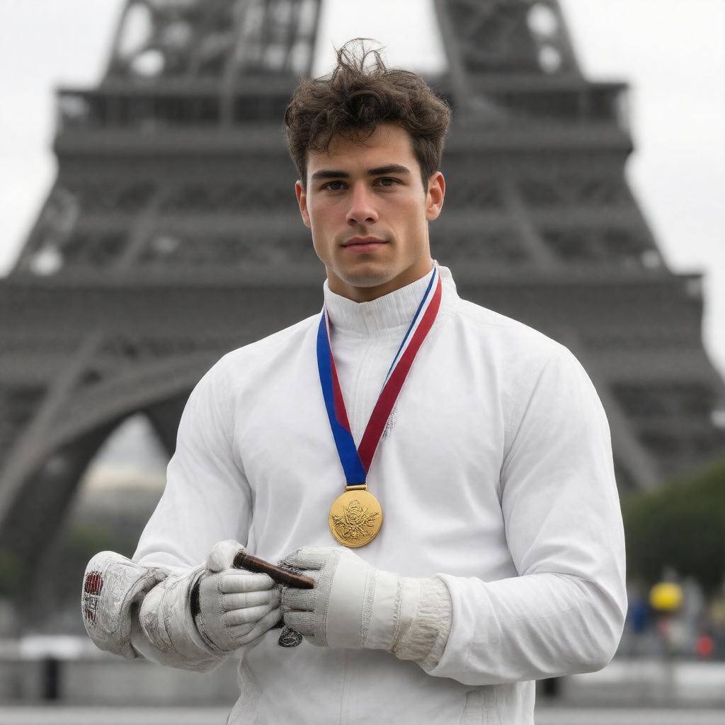 AI-created image of Brice Guyart