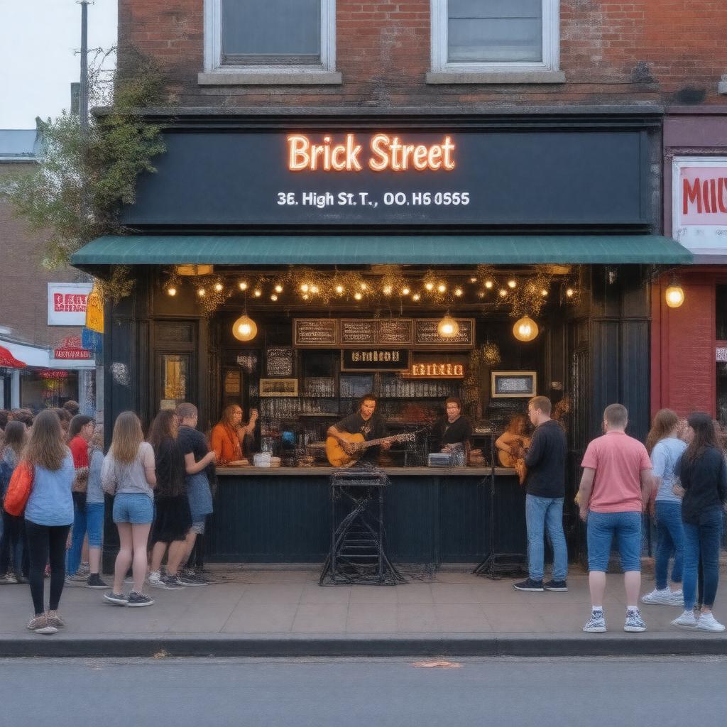 Click to view larger image AI-created image of Brick Street