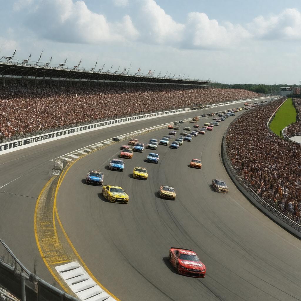 AI-created image of Brickyard 400
