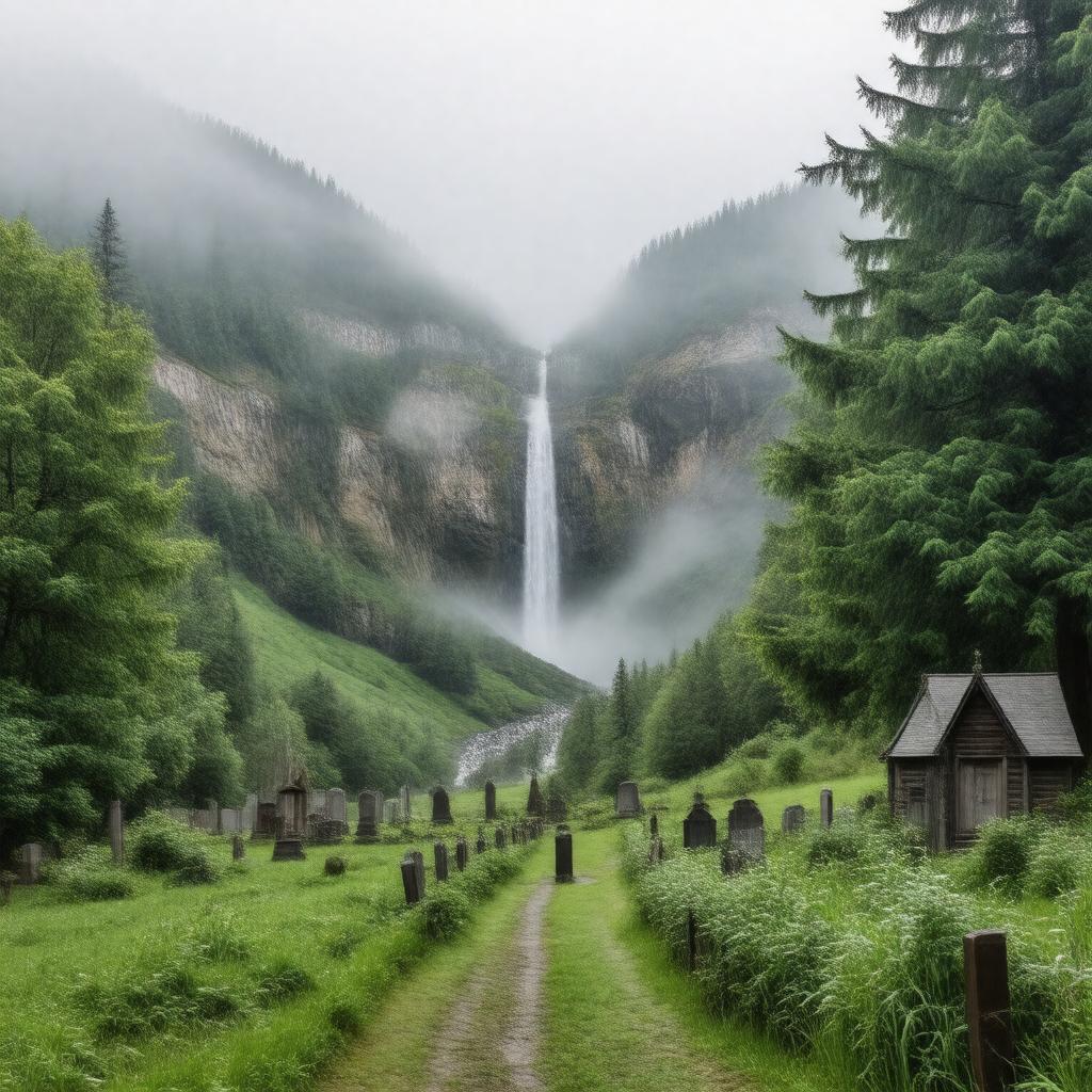 AI-created image of Bridal Veil