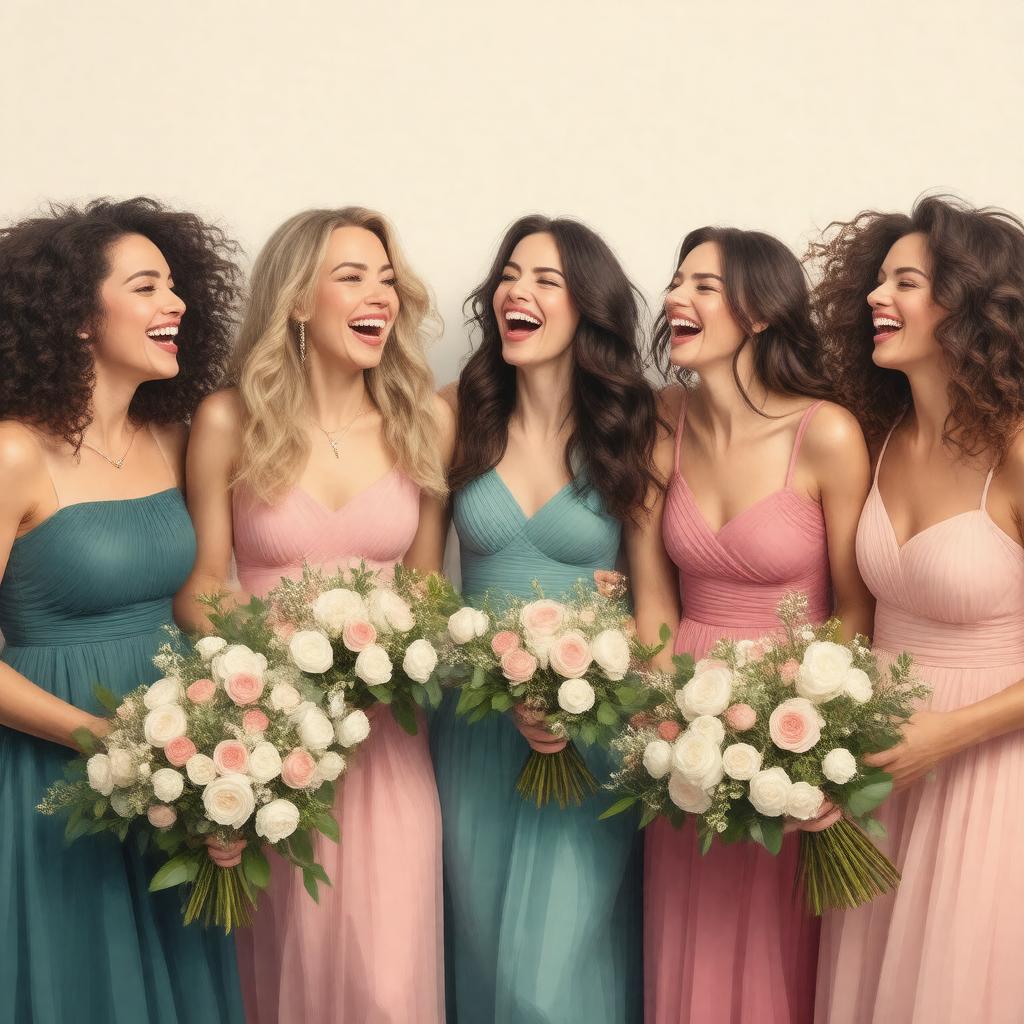 AI-created image of Bridesmaids