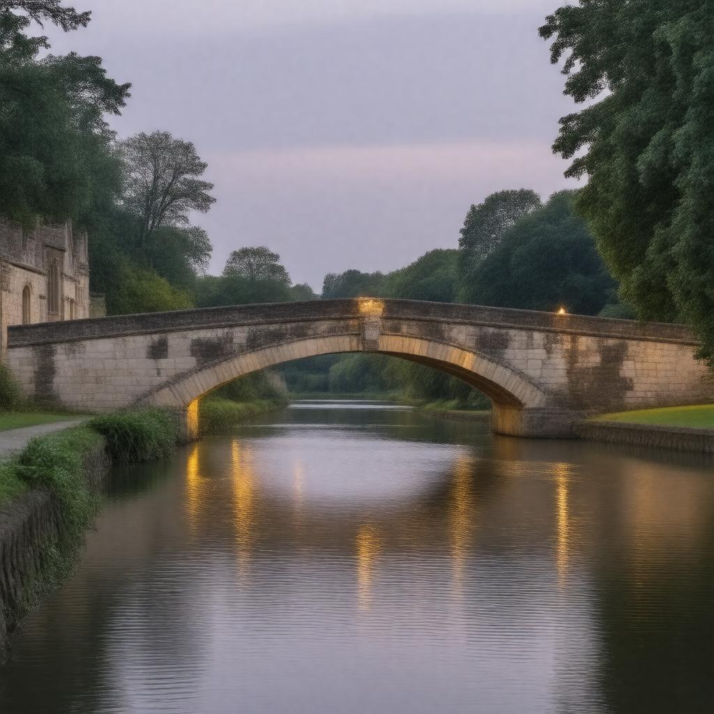 Click to view larger image AI-created image of Bridge of Sighs (Cambridge)