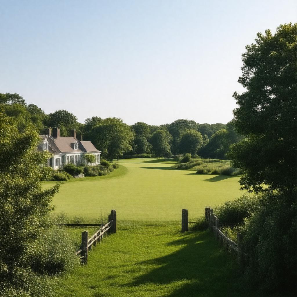 AI-created image of Bridgehampton, New York, USA