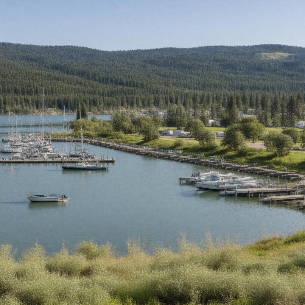 AI-created image of Bridgeport Marina