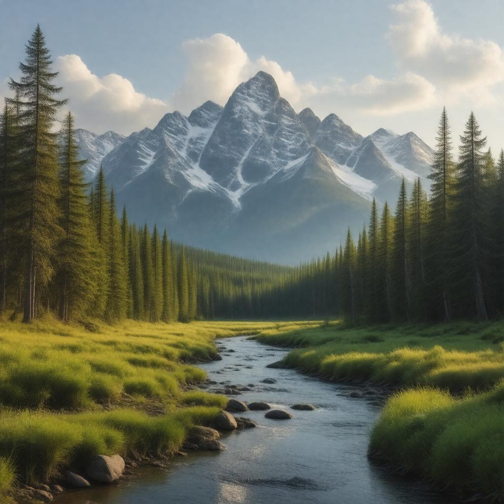 AI-created image of Bridger-Teton National Forest