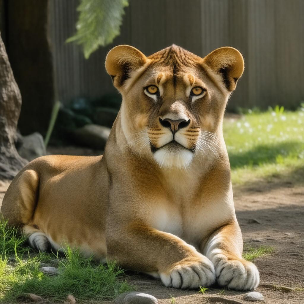 Click to view larger image AI-created image of Bridget the Lioness