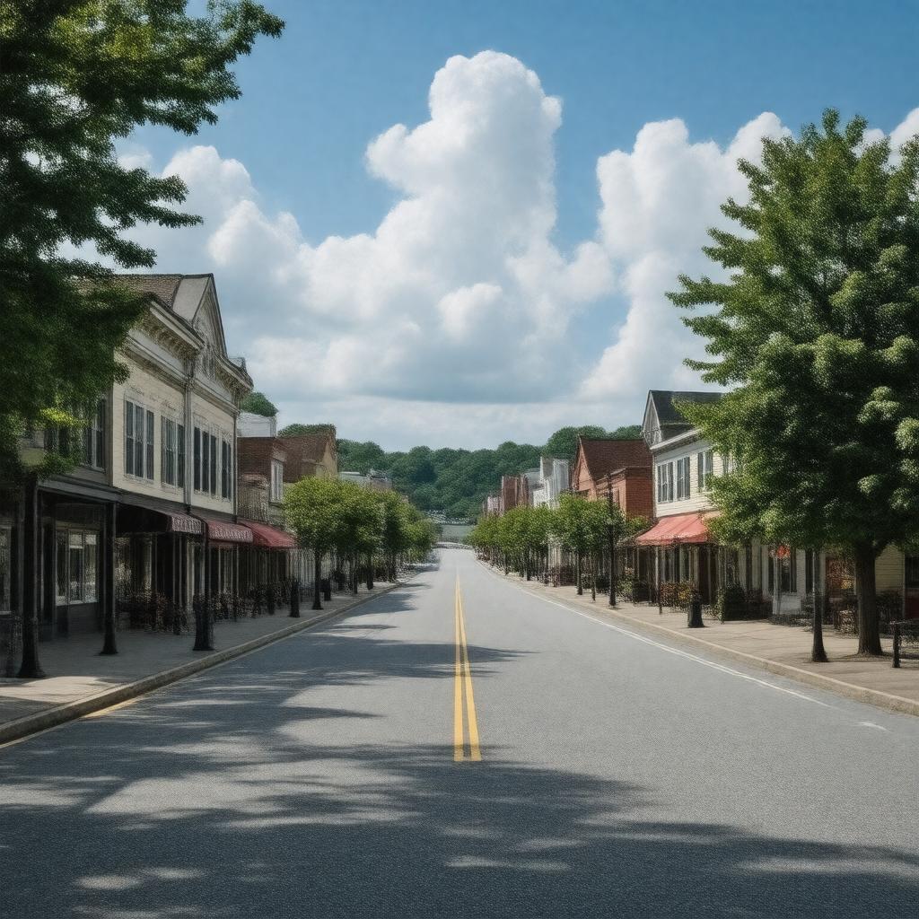 AI-created image of Bridgewater, New Jersey