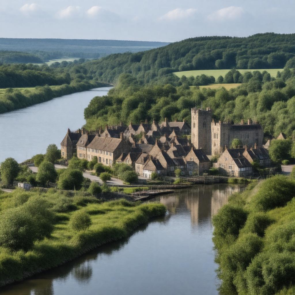 AI-created image of Bridgewater, Somerset