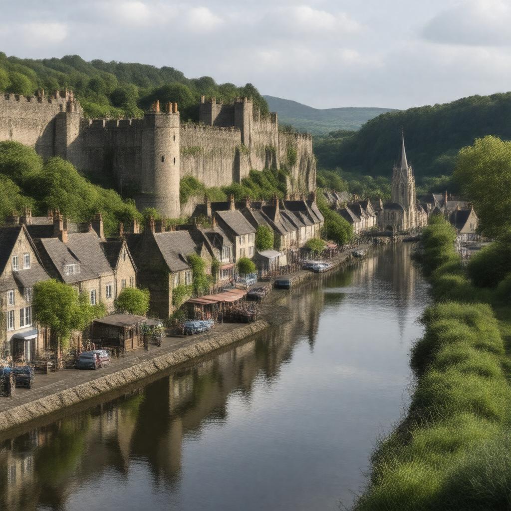 AI-created image of Bridgnorth