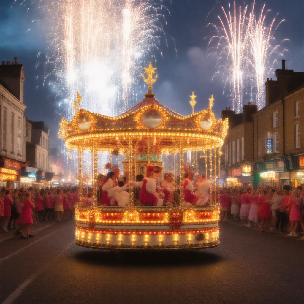 AI-created image of Bridgwater Carnival