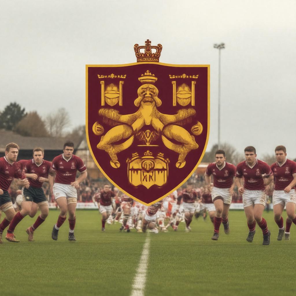 AI-created image of Bridgwater & Albion Rugby Football Club