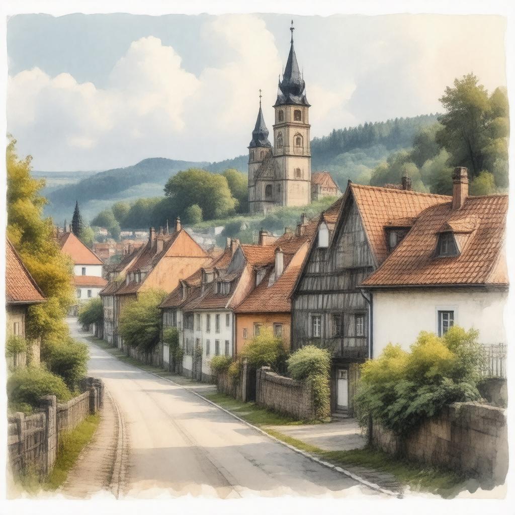 AI-created image of Briesen, Prussia