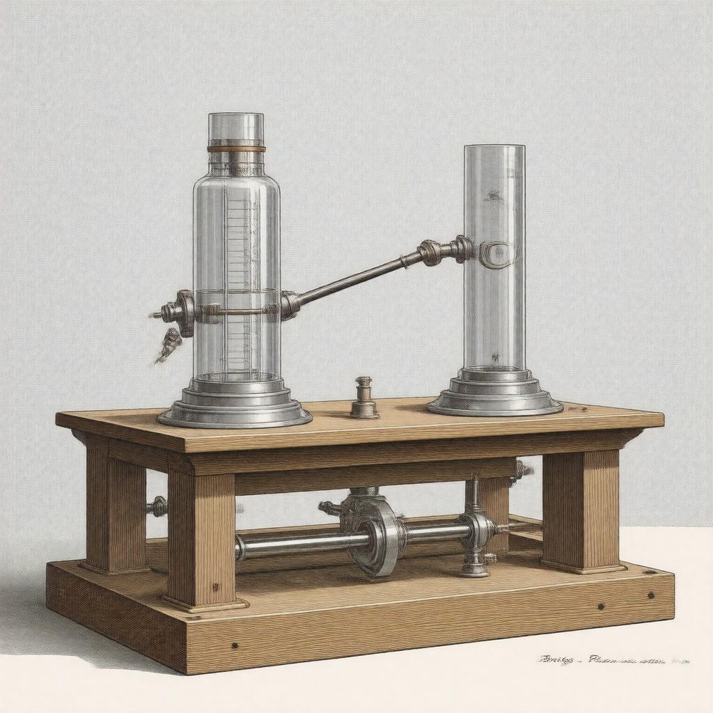 Click to view larger image AI-created image of Briggs' apparatus