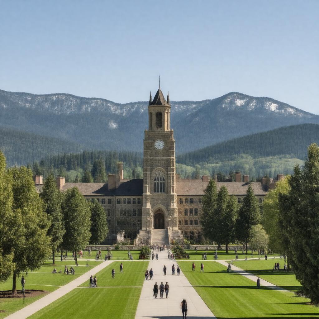 AI-created image of Brigham Young University