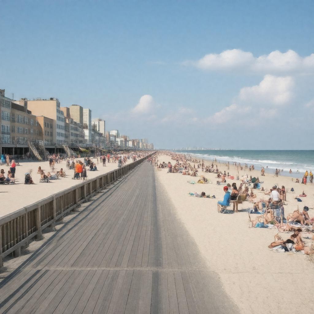 AI-created image of Brighton Beach