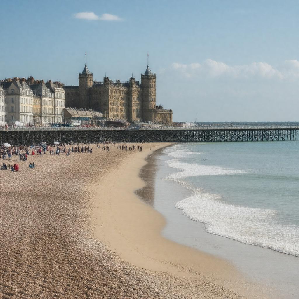 AI-created image of Brighton, England