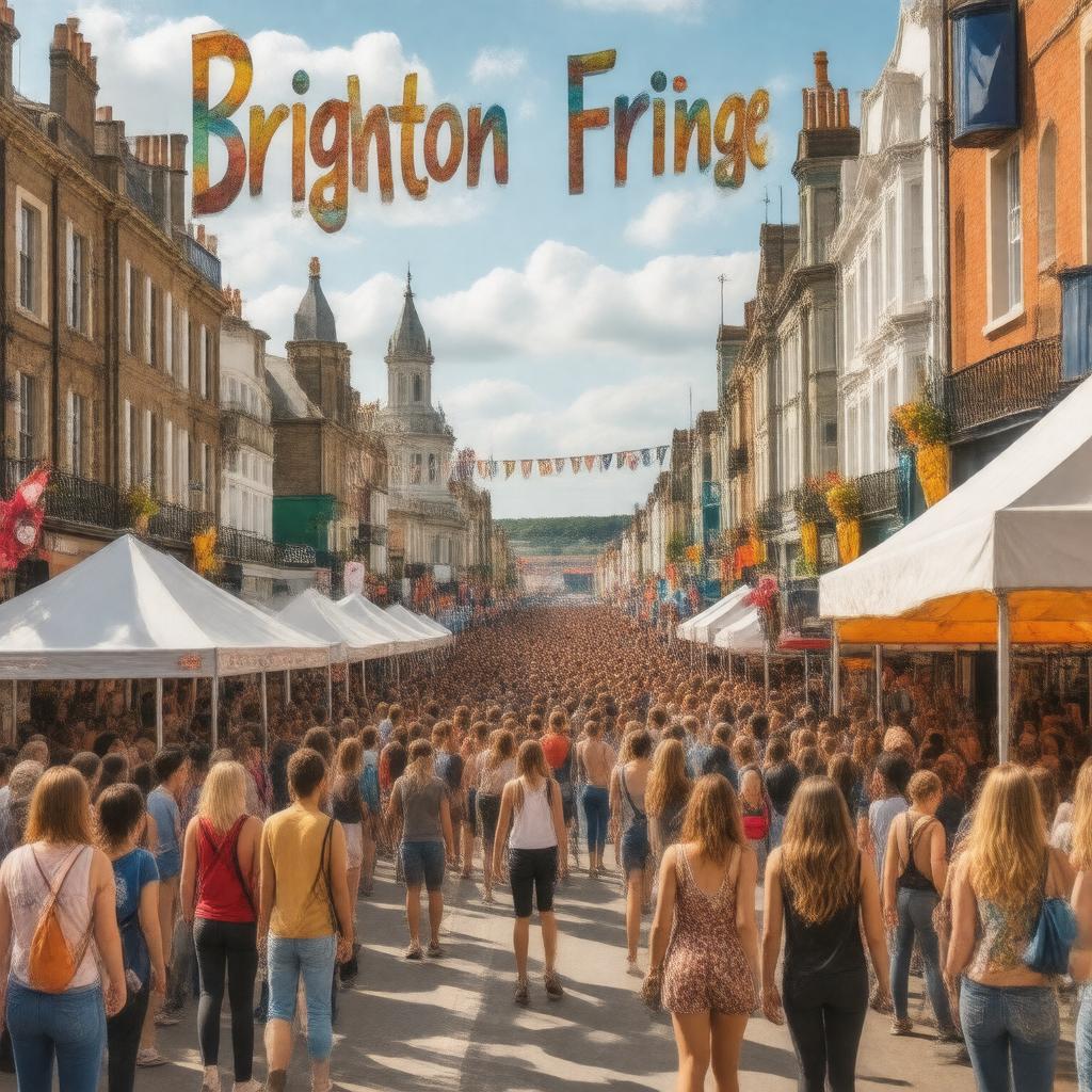 AI-created image of Brighton Fringe