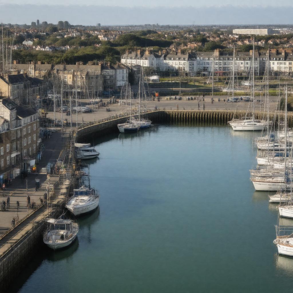 AI-created image of Brighton Marina