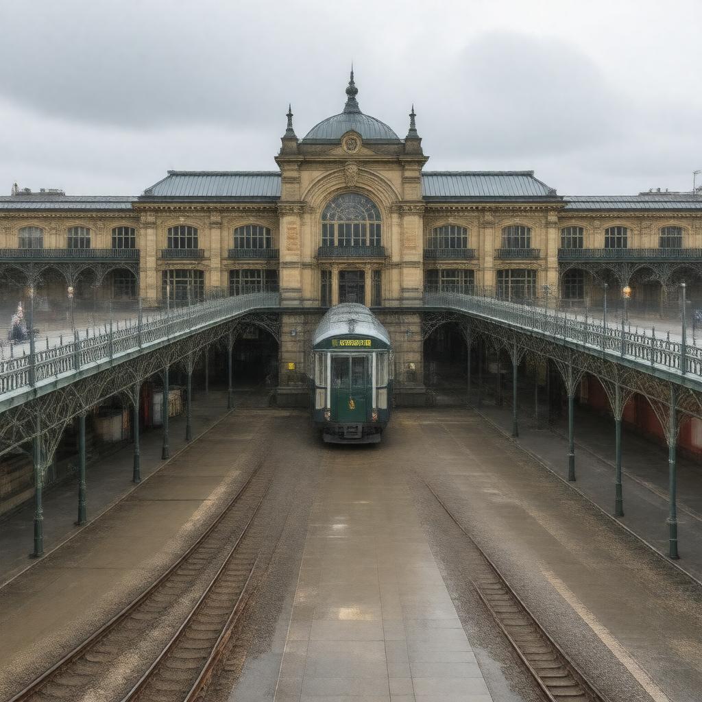AI-created image of Brighton railway station