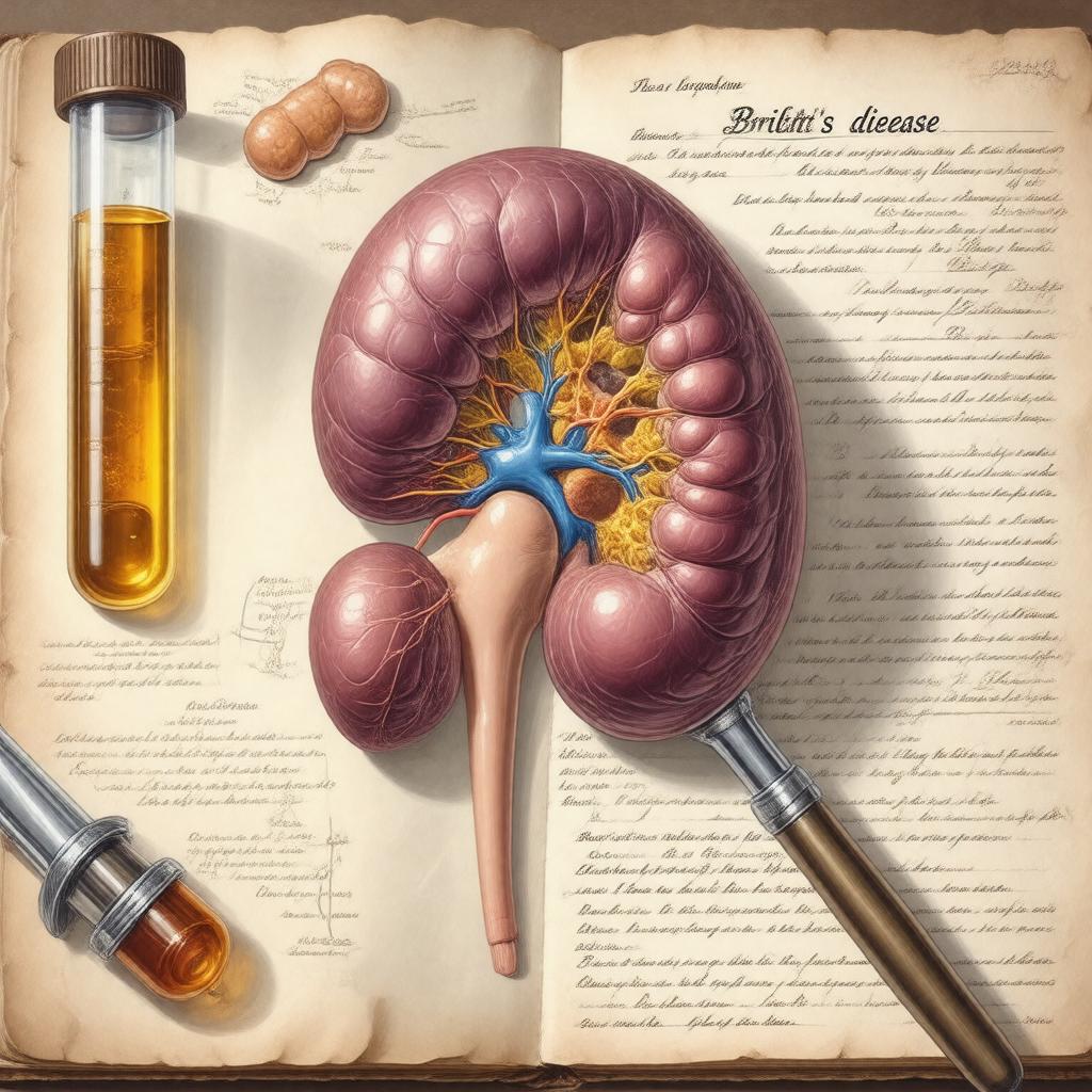 AI-created image of Bright's disease
