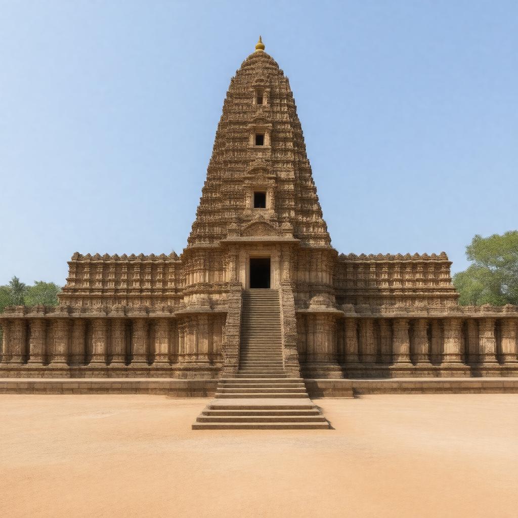 AI-created image of Brihadeeswarar Temple