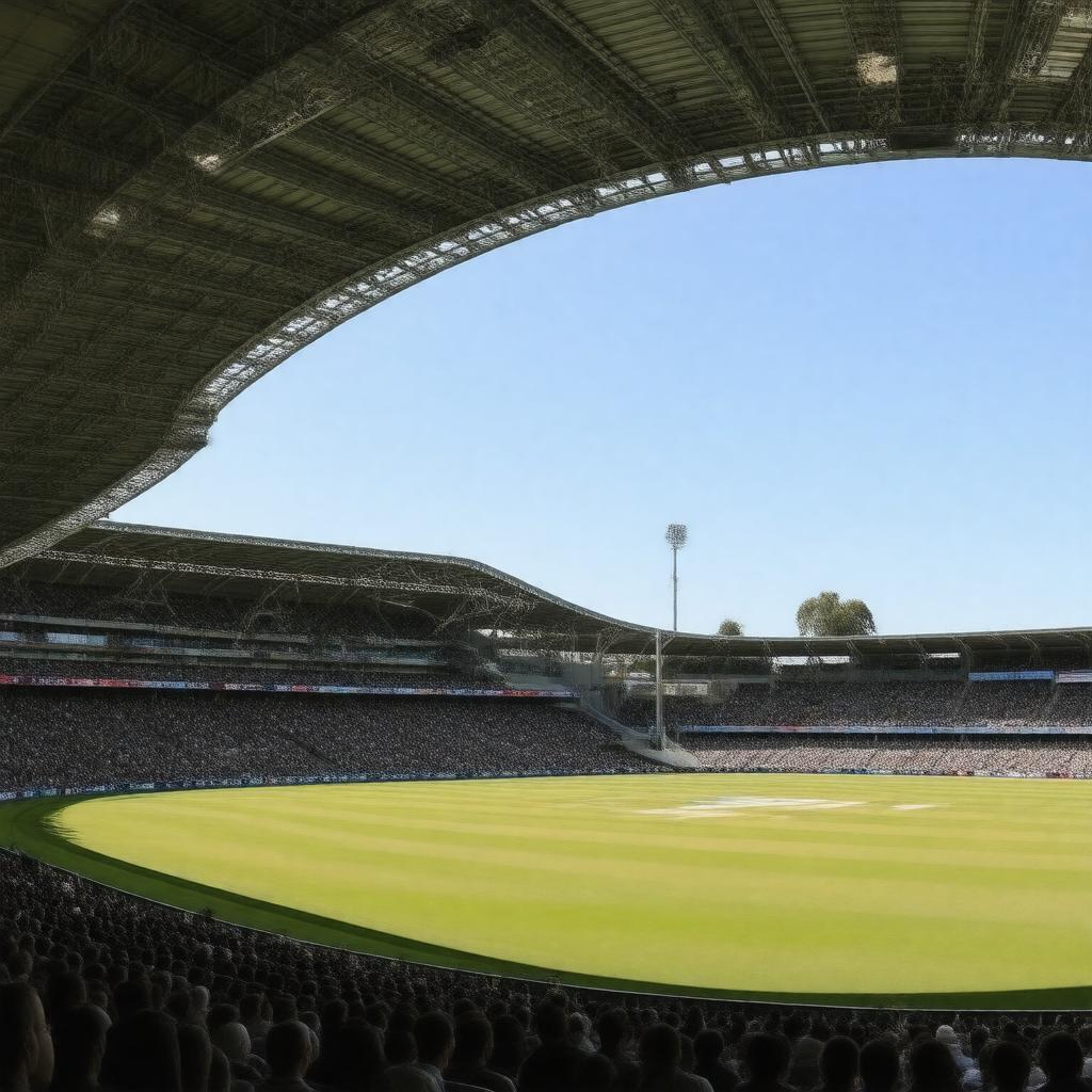 AI-created image of Brisbane Cricket Ground