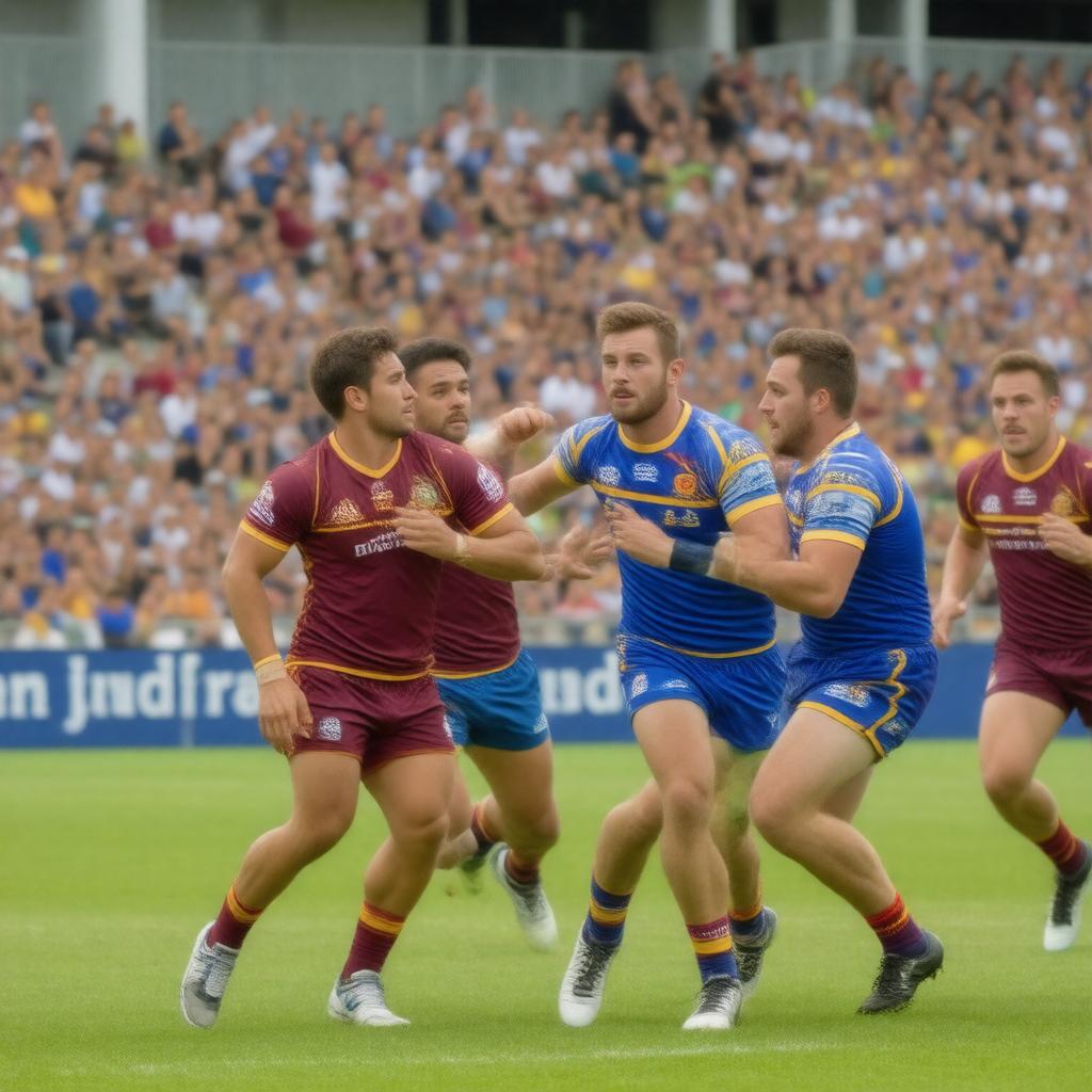 AI-created image of Brisbane Lions